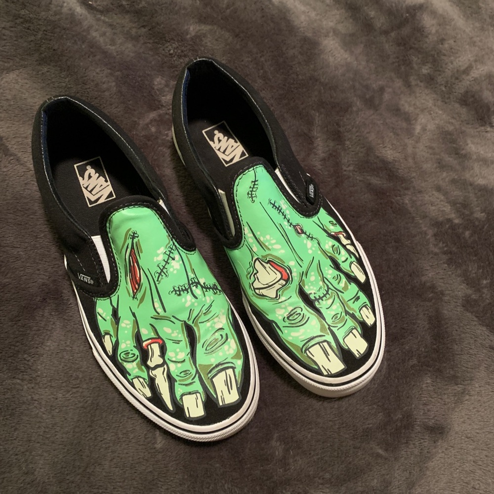 Vans slip on zombie